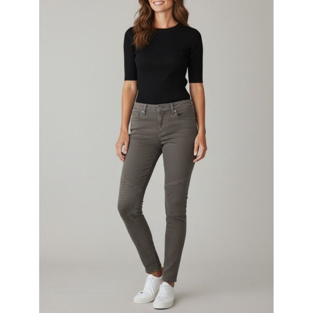 Gap Gray Skinny Pants Size 28 Stretch Denim Womens